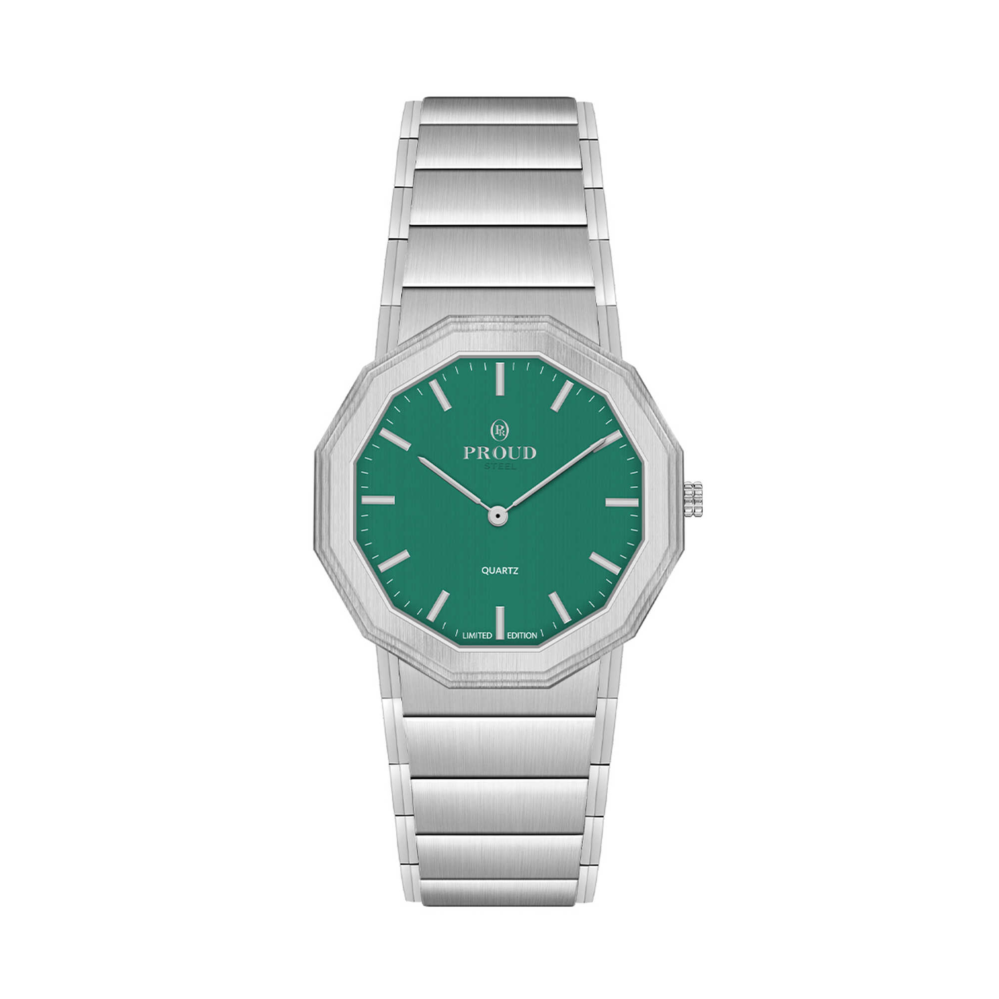 Proud Steel Watch Y24TS(23PR005S)-B-SGreen+Box