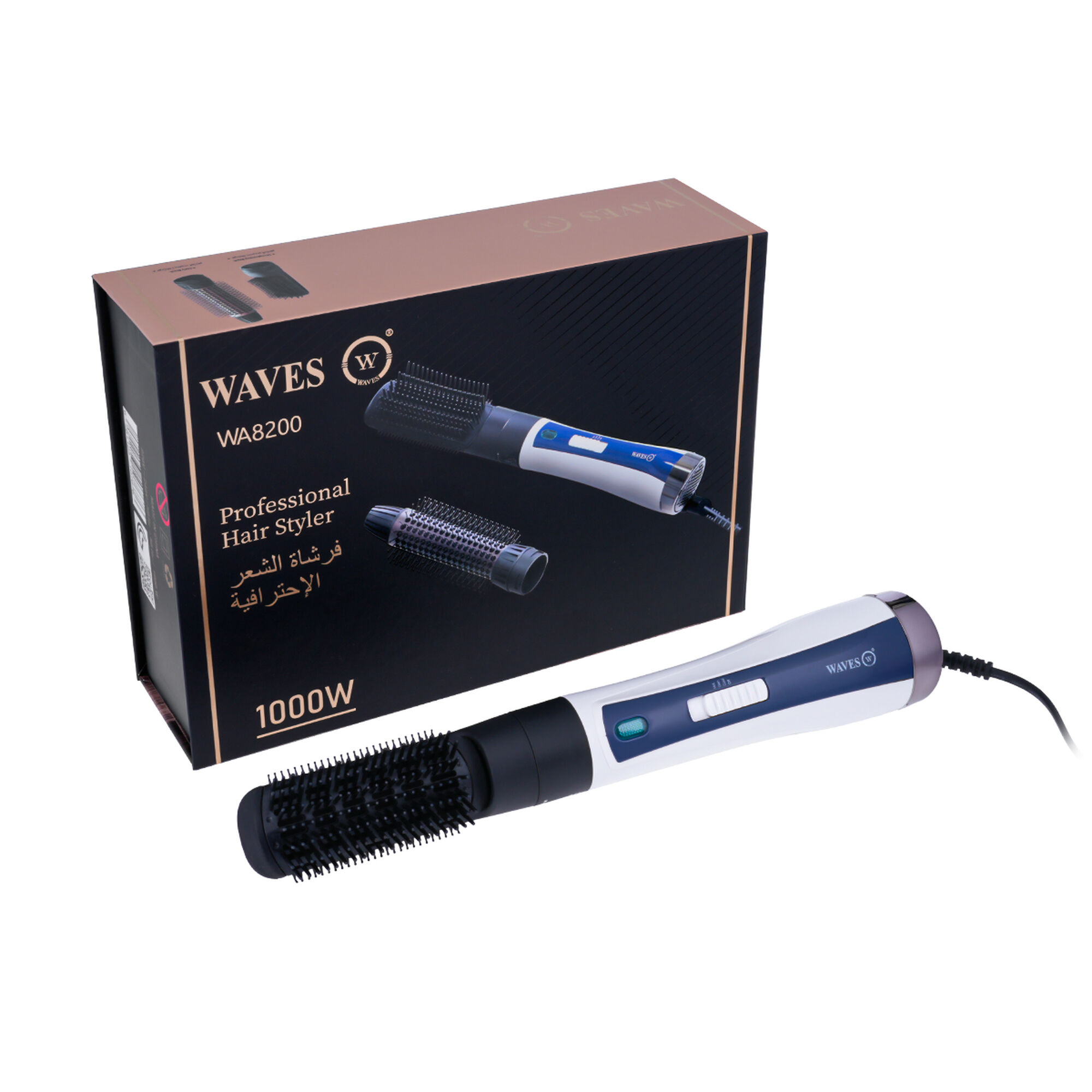 WA8200-WBU فرشاة الشعر الاحترافي ويفز