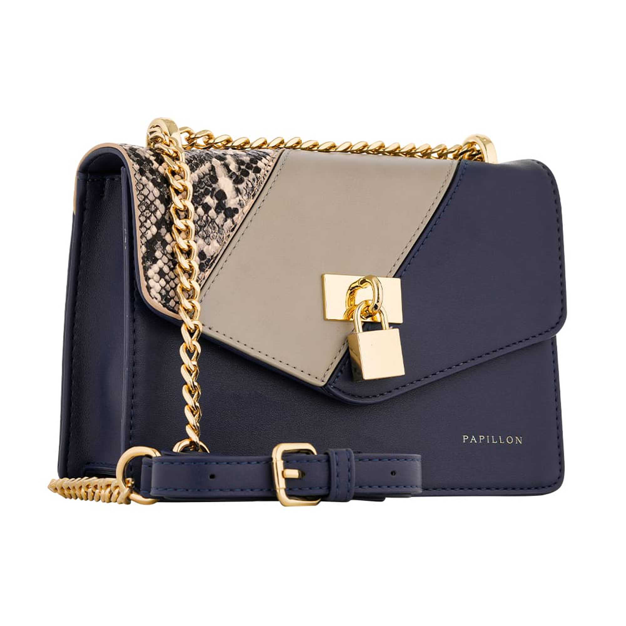 Navy and gray