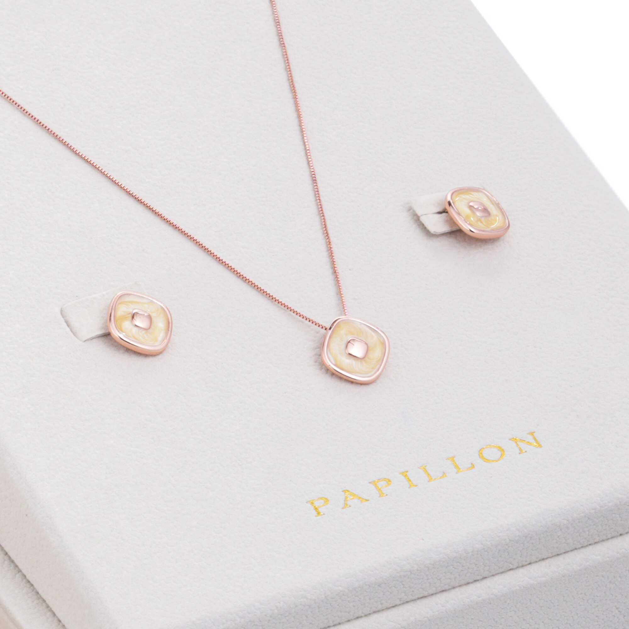 Papillon Accessories Gift Set Rose Gold 6 Pieces