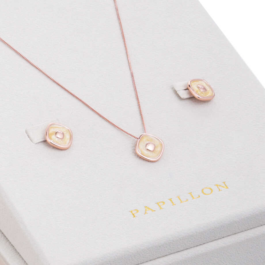 Papillon Accessories Gift Set Rose Gold 6 Pieces