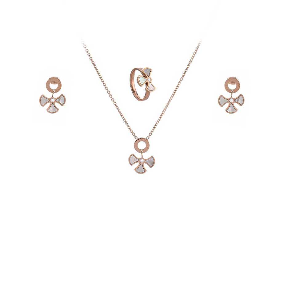 Papillon Accessories Gift Set Rose Gold 3 Pieces