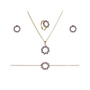Papillon Accessories Gift Set Gold 4 Pieces