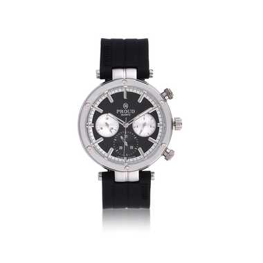Proud Rubber Silver Men&rsquo;s Watch - STF-19PR015