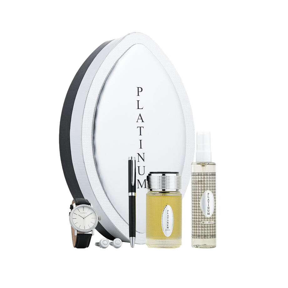 طقم بلاتنيوم رجالي اكسسوار-عناية