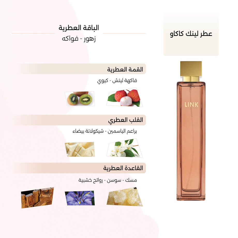 عطر لينك كاكاو النسائي 100 مل
