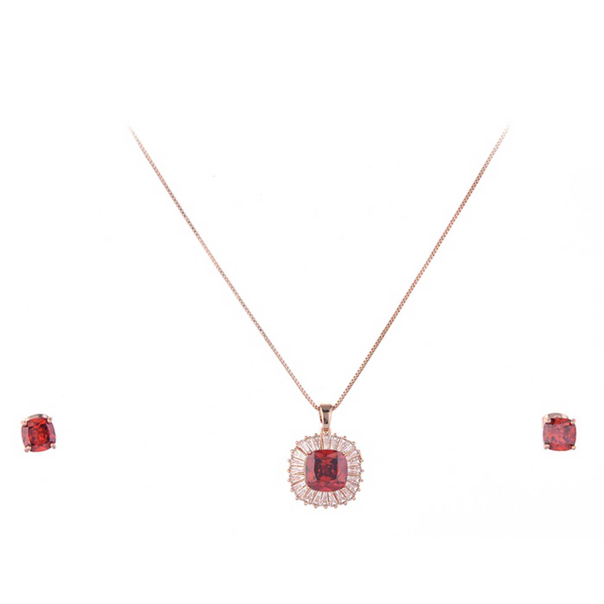 Papillon Accessories Gift Set Rose Gold 2 Pieces