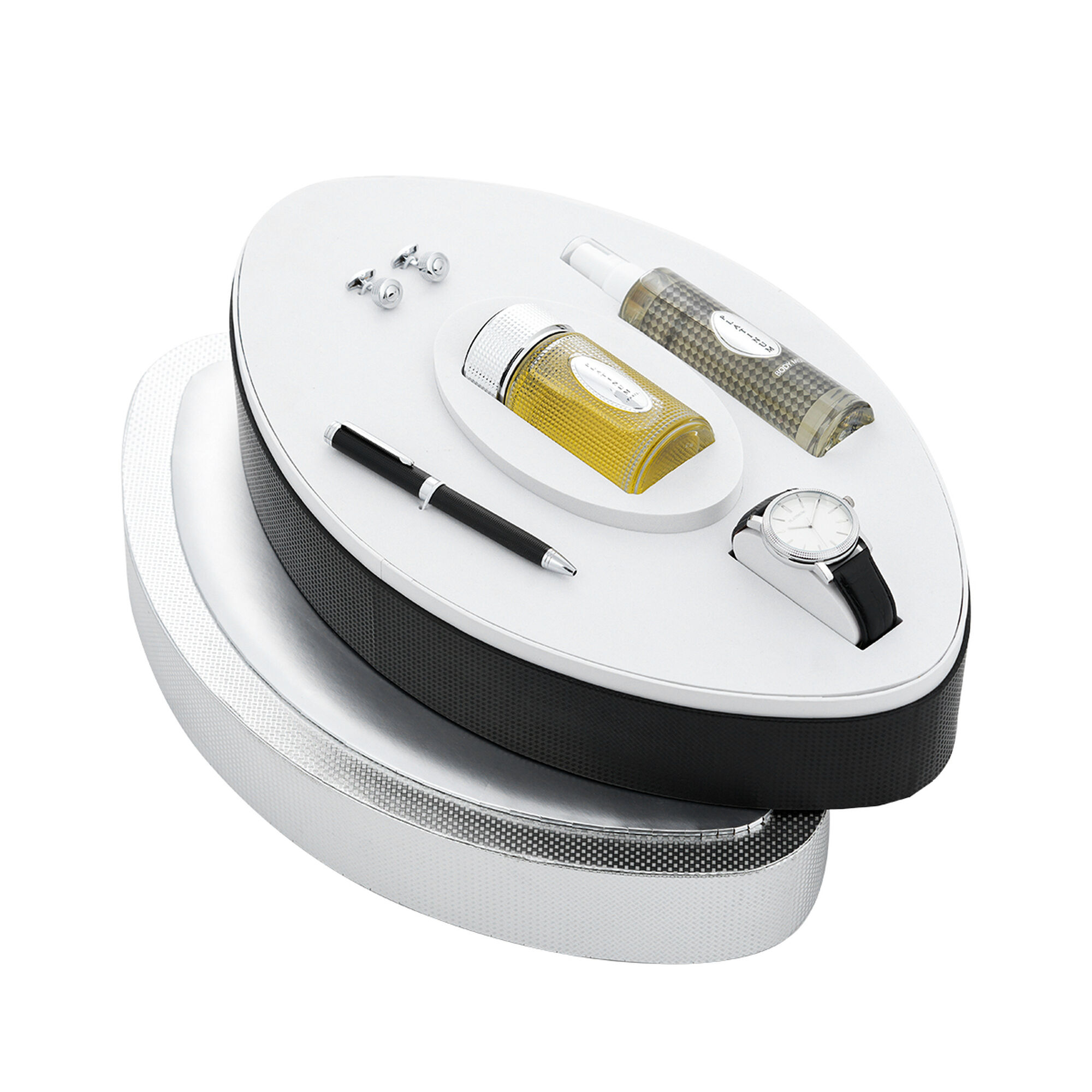 طقم بلاتنيوم رجالي اكسسوار-عناية