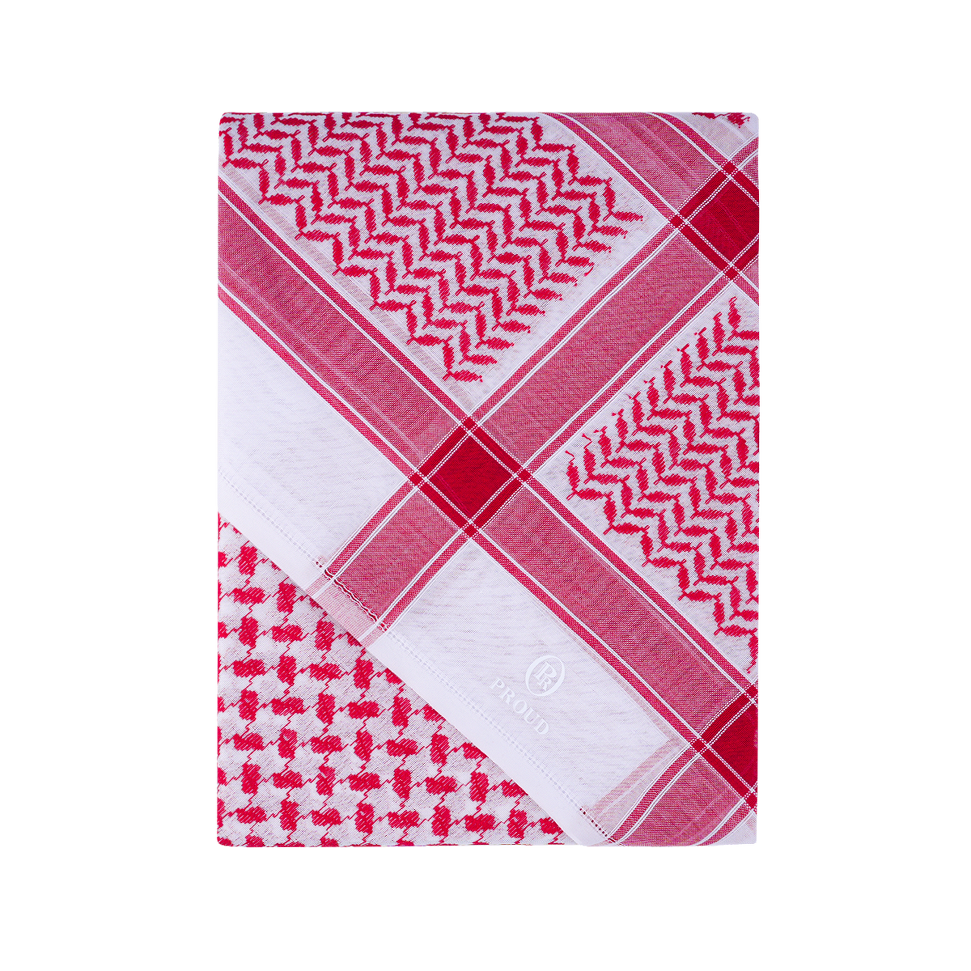 شماغ براود بلس 1 احمر وابيض