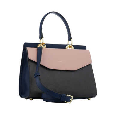 Papillon Bag Grey and Pink P23031B-M