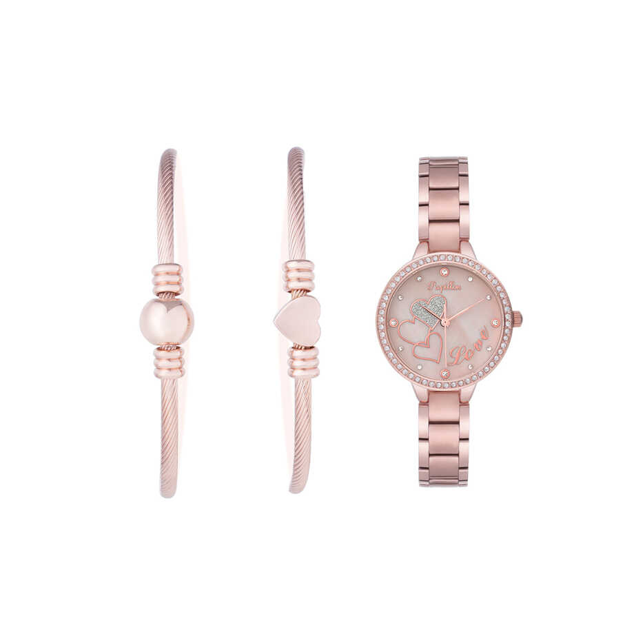 Papillon Accessories Gift Set Rose Gold 3 Pieces