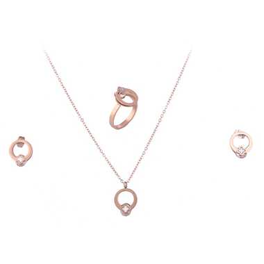 Papillon Accessories Gift Set Rose Gold 3 Pieces