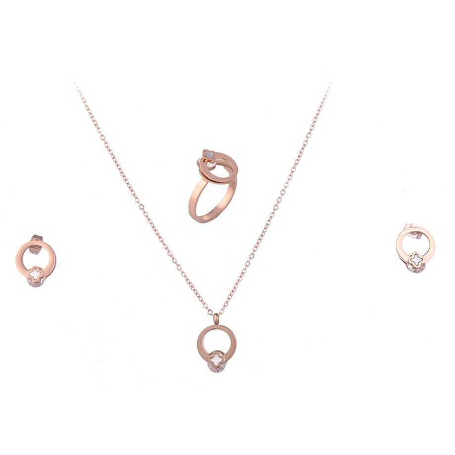 Papillon Accessories Gift Set Rose Gold 3 Pieces