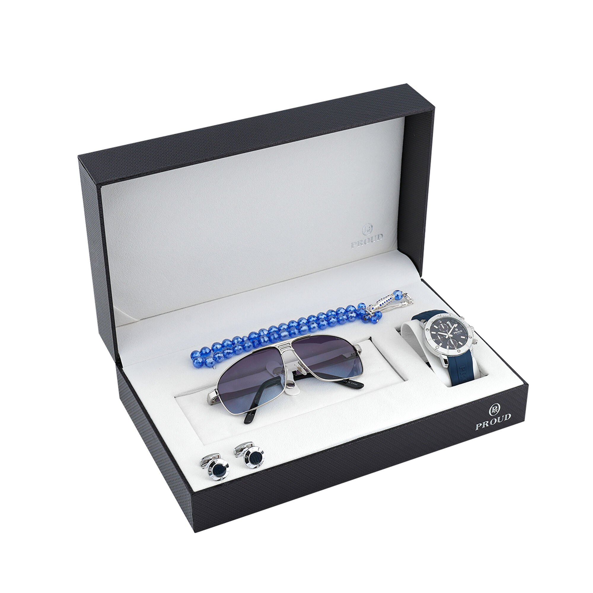 G-4  3 Y19 طقم براود رباعي أزرق كلاسيك