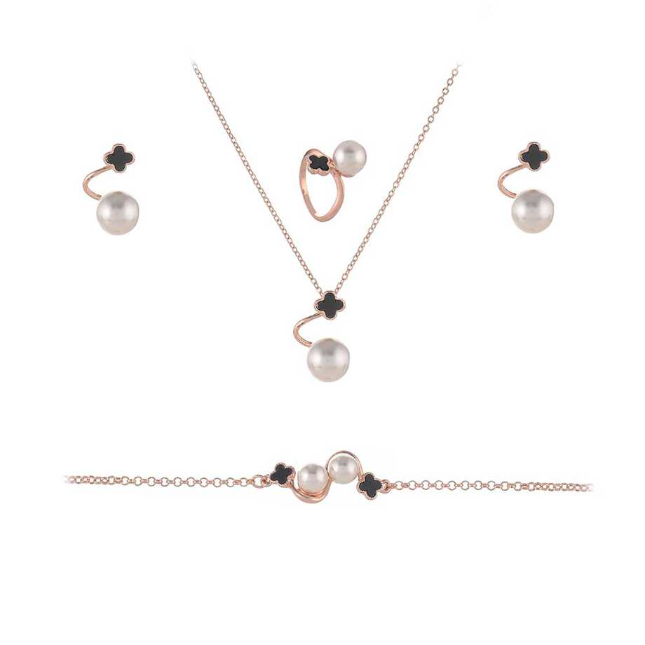 Papillon Accessories Gift Set Rose Gold 4 Pieces