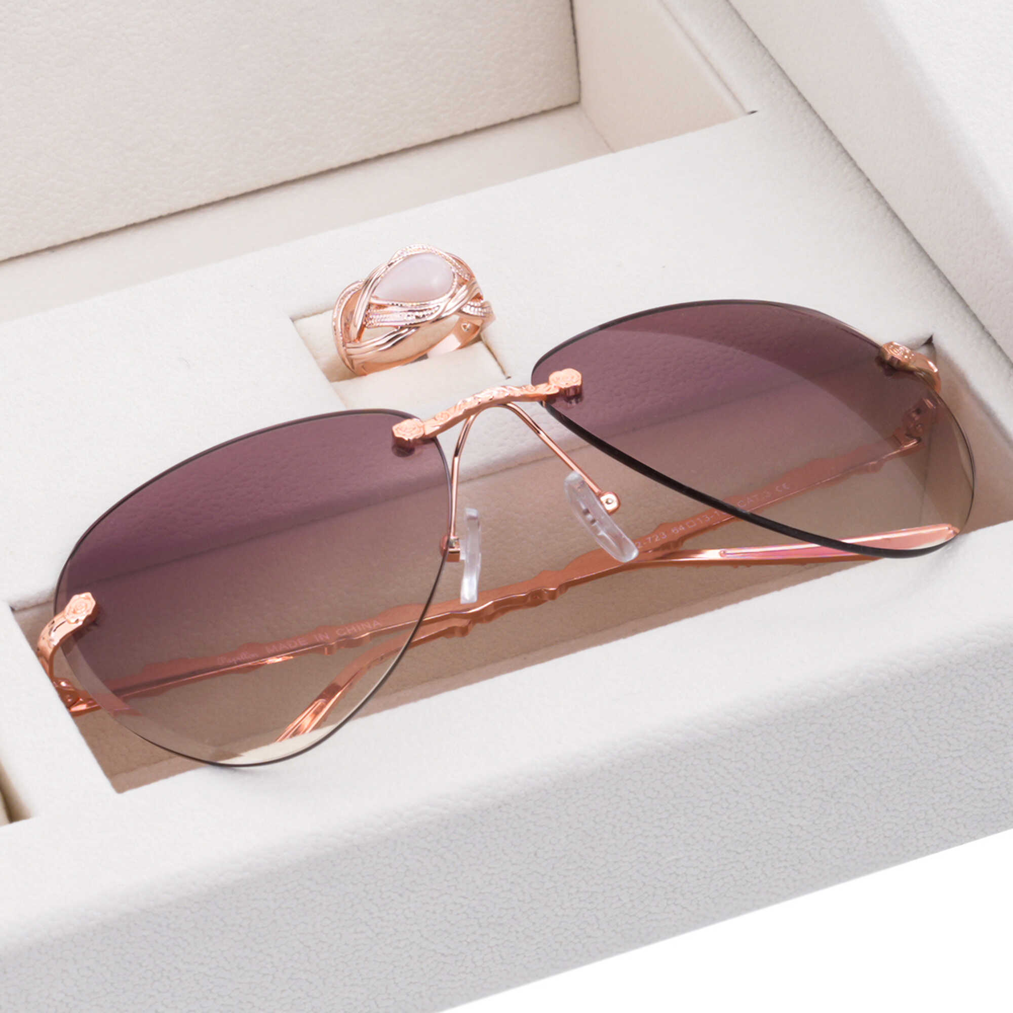 Papillon Accessories Gift Set Rose Gold 6 Pieces