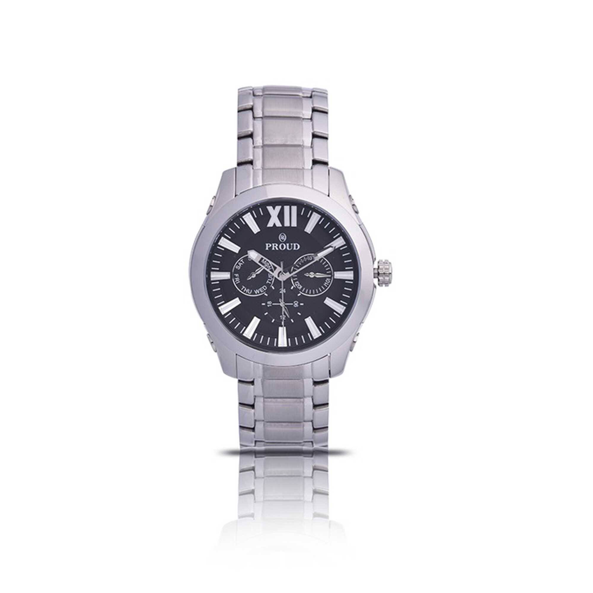 Proud steel Silver Men&rsquo;s Watch -SS1680B