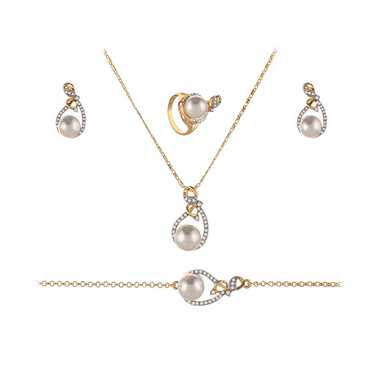 Papillon Accessories Gift Set Gold 4 Pieces