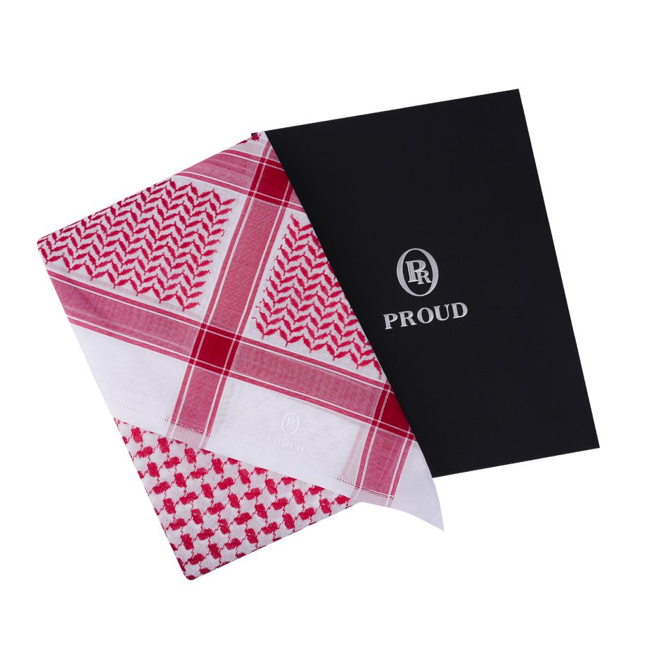 شماغ براود بلس 1 احمر وابيض