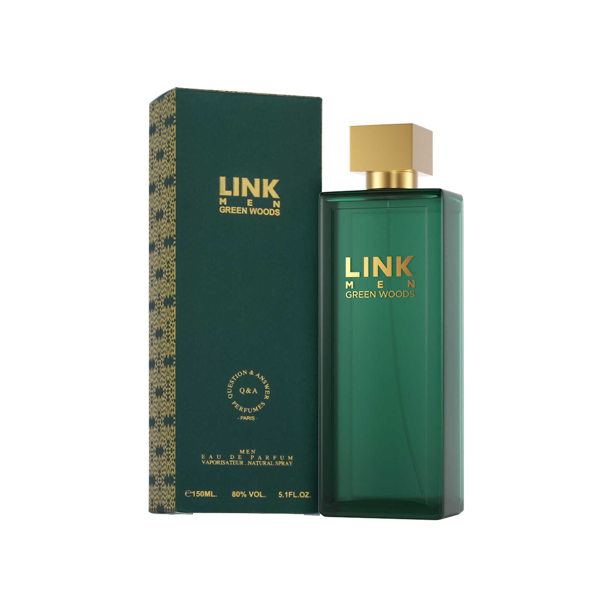 عطر لينك أخضر رجالي  150مل
