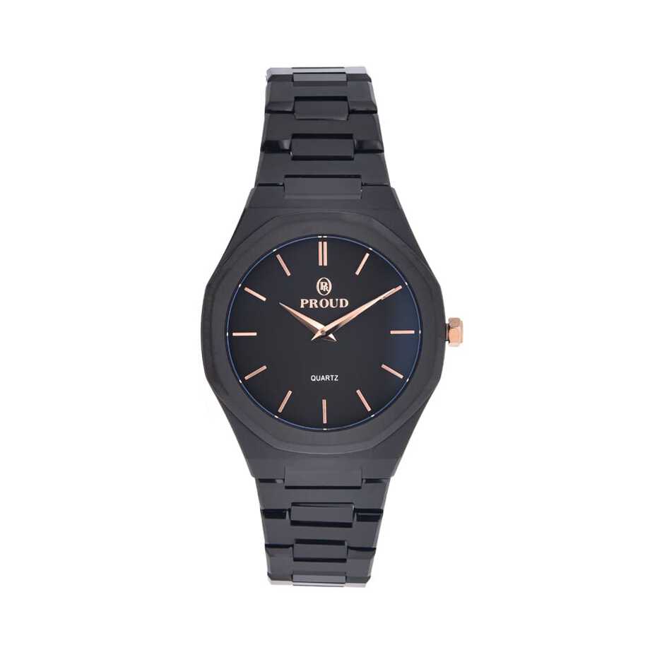 Proud Steel Black Men&rsquo;s Watch - SM-21024