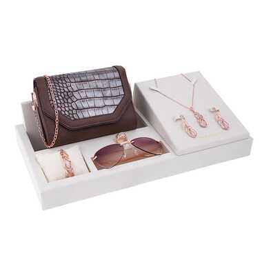 Papillon Accessories Gift Set Rose Gold 6 Pieces