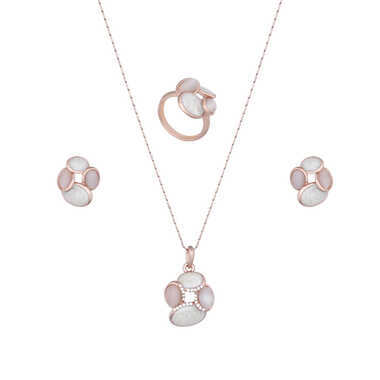 Papillon Accessories Gift Set Rose Gold 3 Pieces