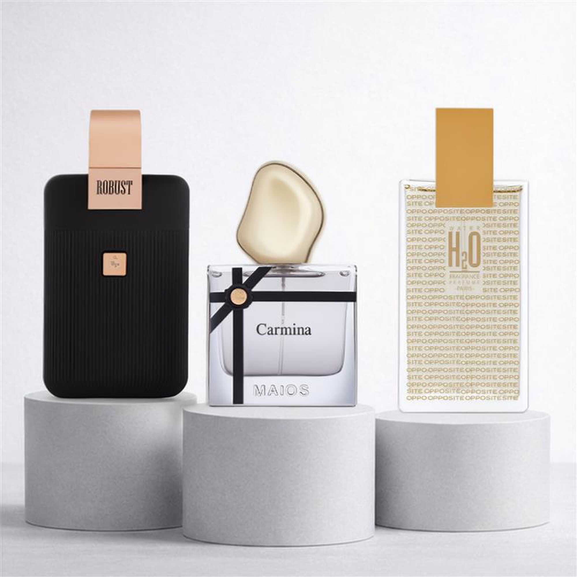 Signature Fragrance Collection (Robust for Men 150 ml &ndash; Obscite for Women 150 ml &ndash; Carmina for Women 75 ml)