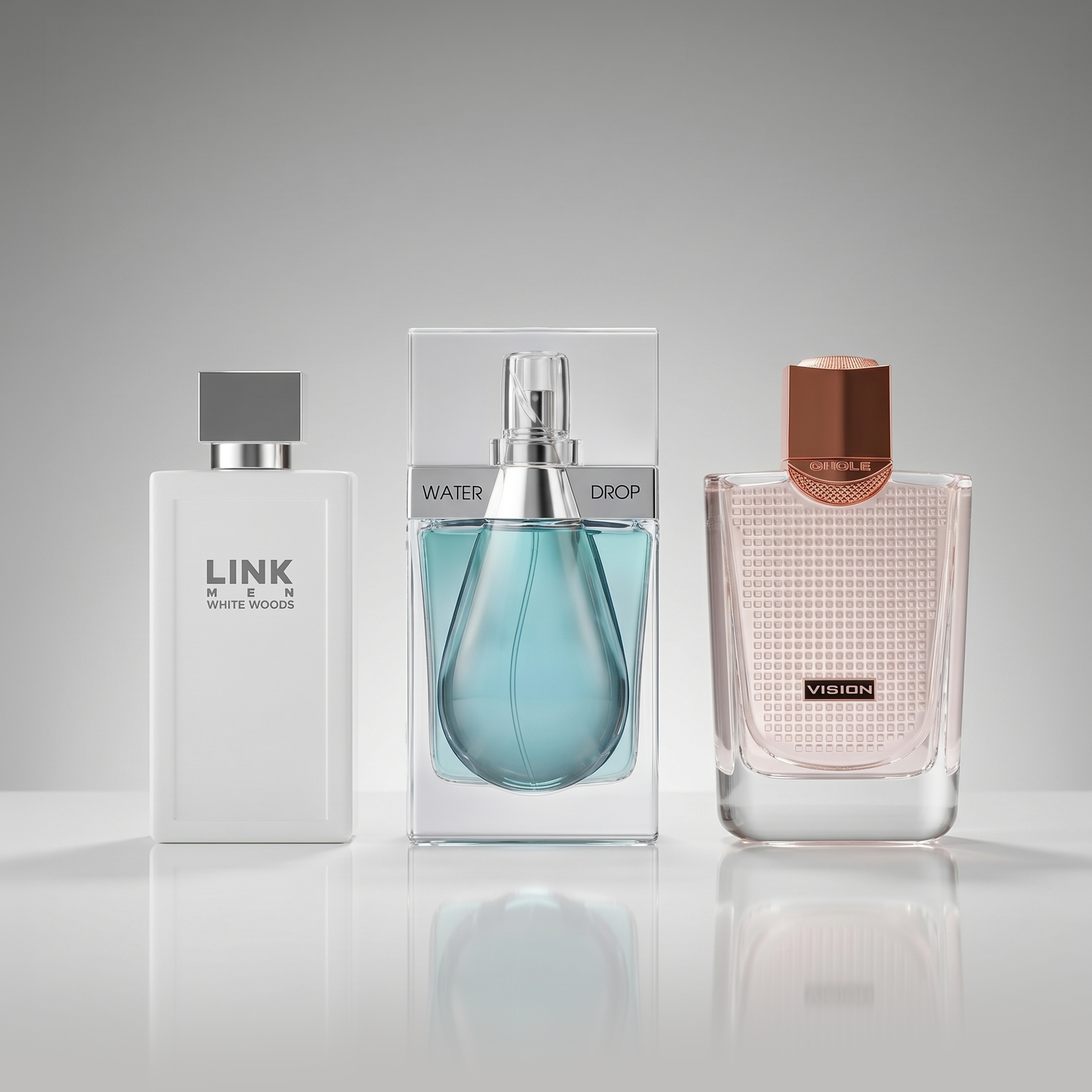 Collection 3 ( Drop Men 100 ml - Vision Men 100 ml - Link White Men 100 ml )