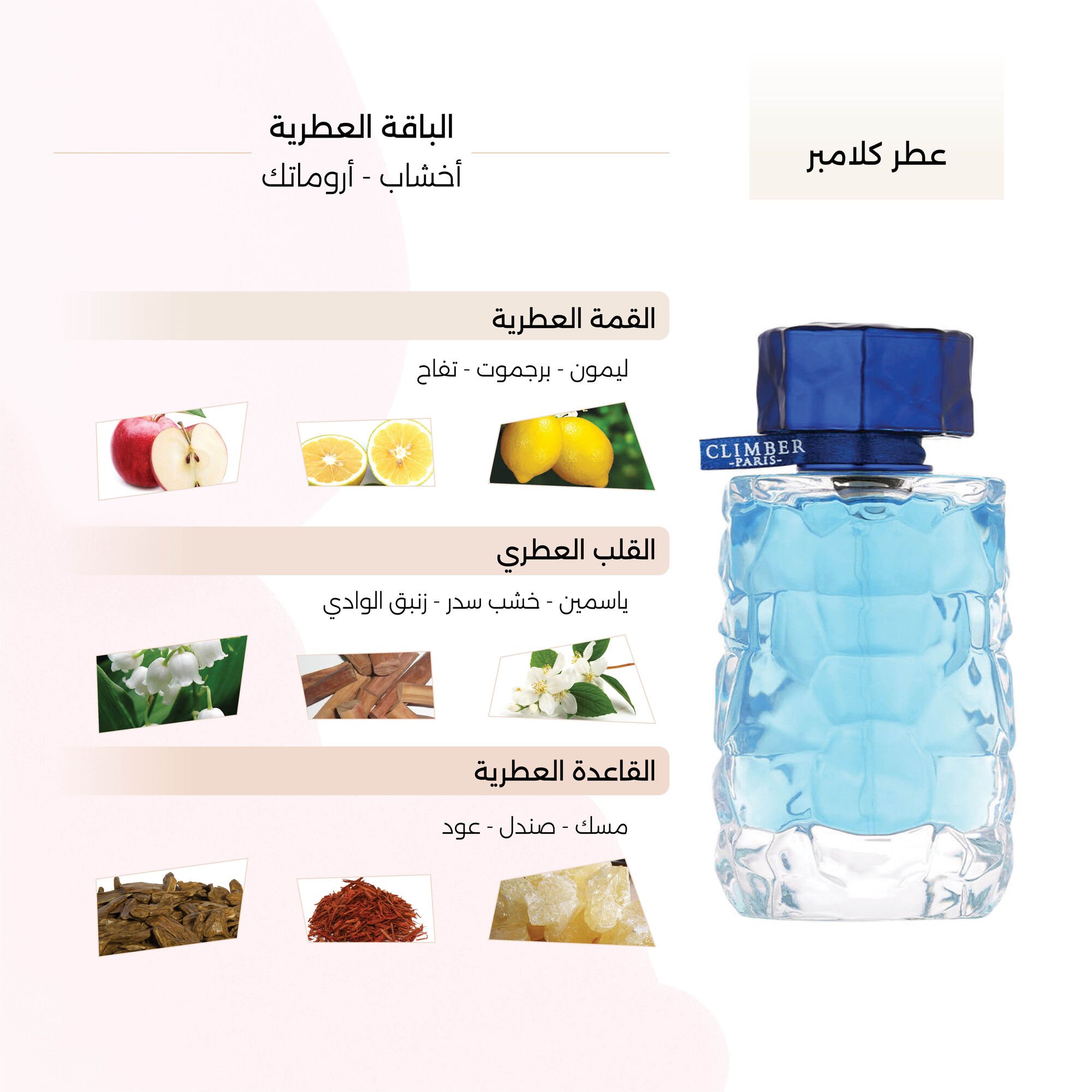 عطر كلامبر رجالي من درعه