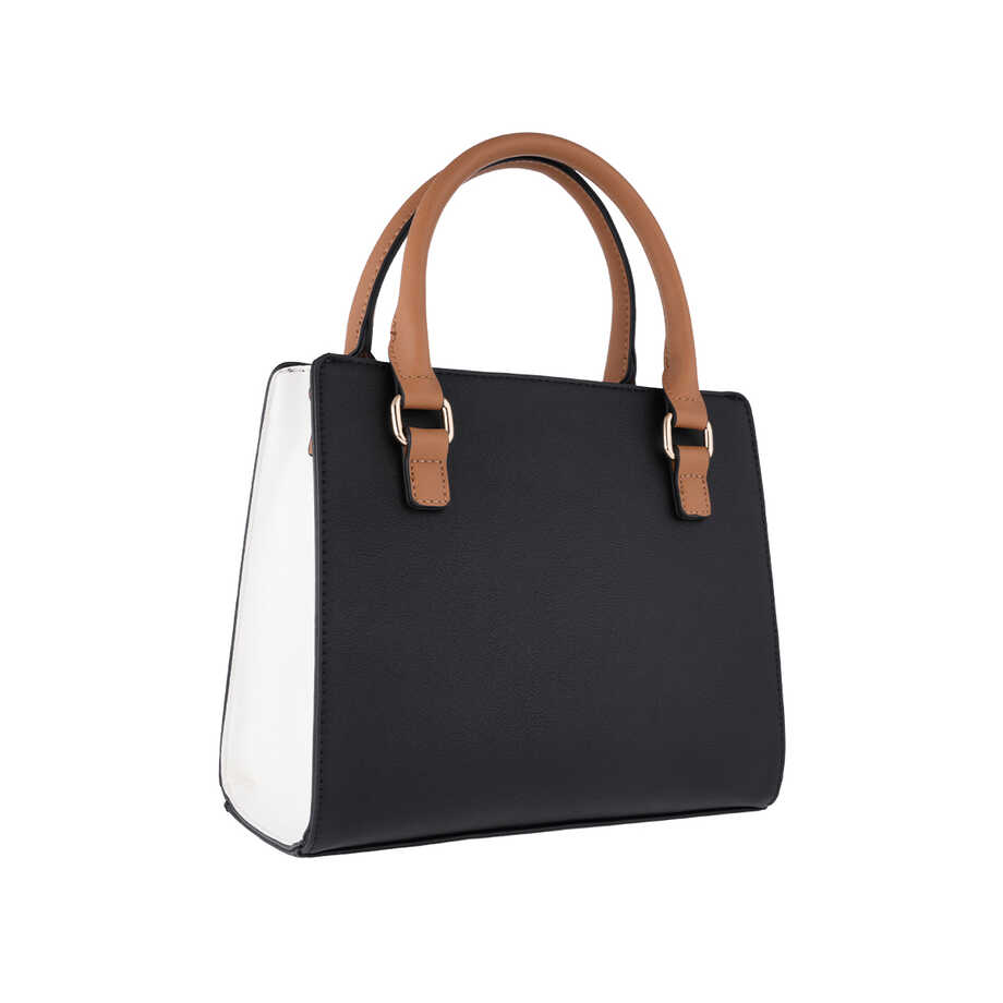 Papillon Handbag Black and Beige- Women&rsquo;s bags -NOR- 84298