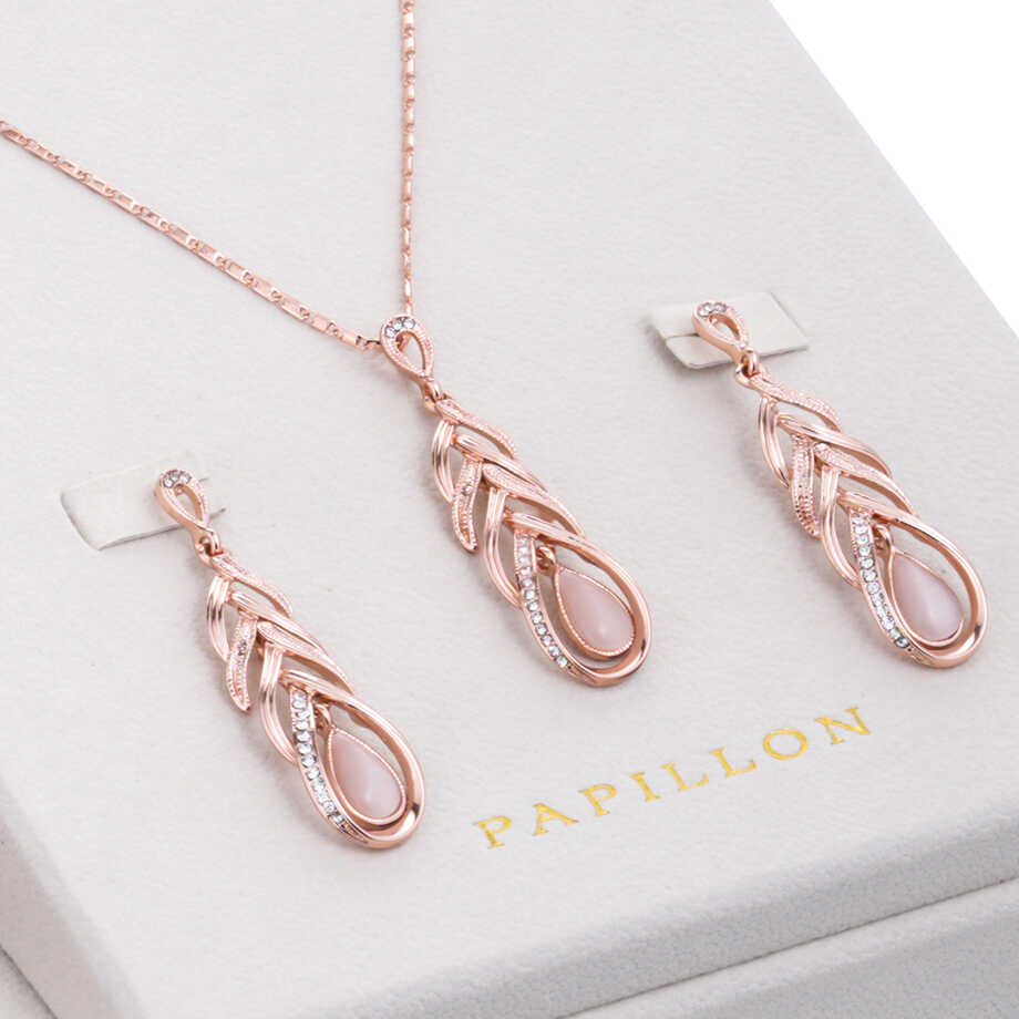 Papillon Accessories Gift Set Rose Gold 6 Pieces