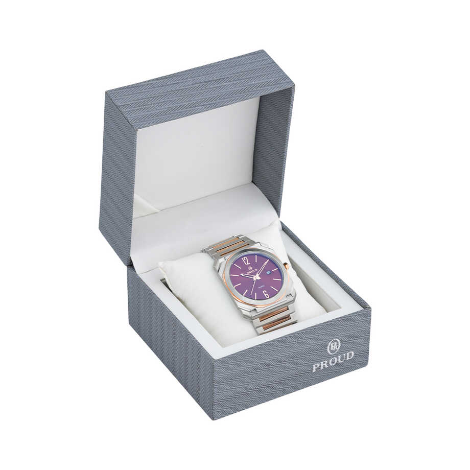 Proud Steel Watch Y23 (SM-21083-D)-SRG+Box