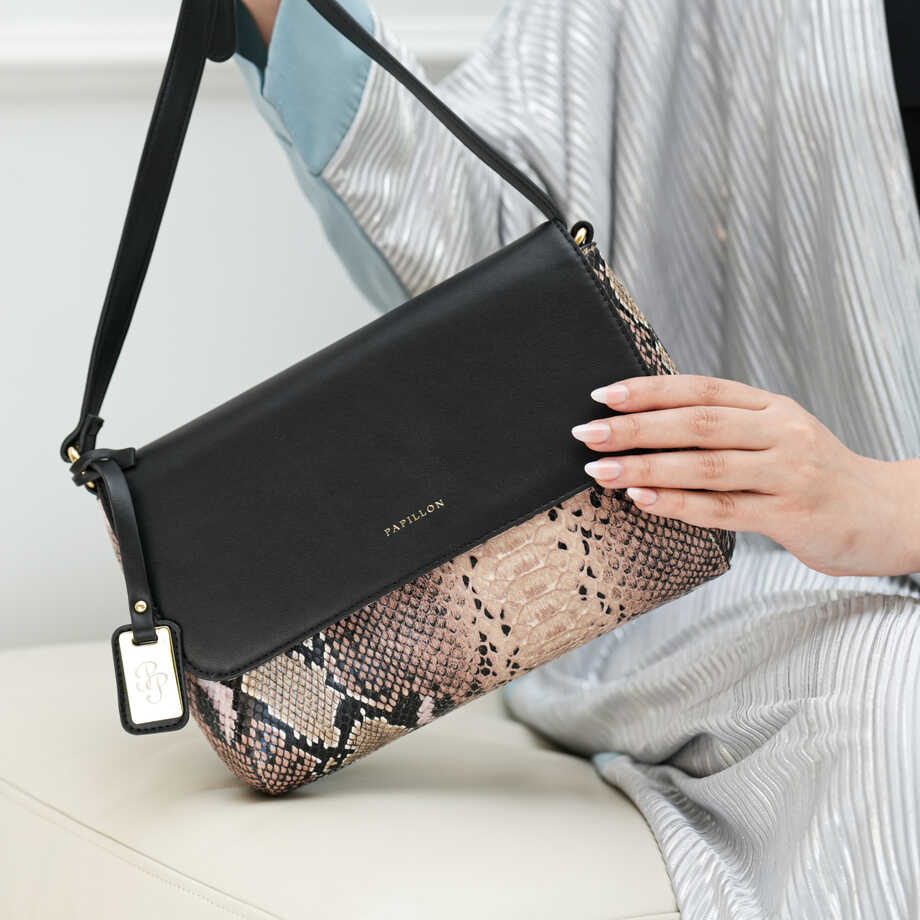 Papillon Crossbody bag Black- Women&rsquo;s bags - NOR-81360B