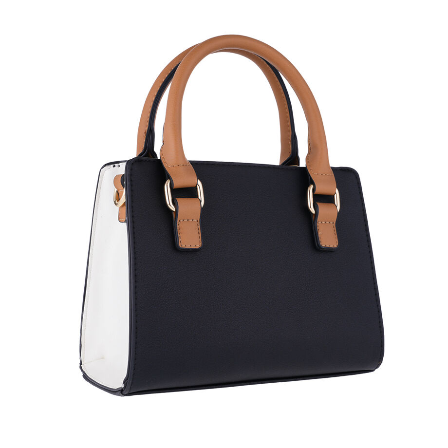 شنطة بابيون هاند باج أسود وبيج 