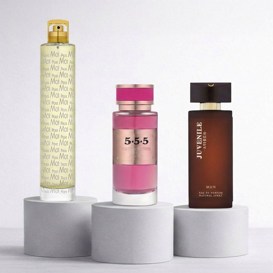 ( مجموعة العطور المتنوعة (جوفنيل عنبر رجالي &ndash; بورموا نسائي &ndash; درعه برايفت 555 نسائي