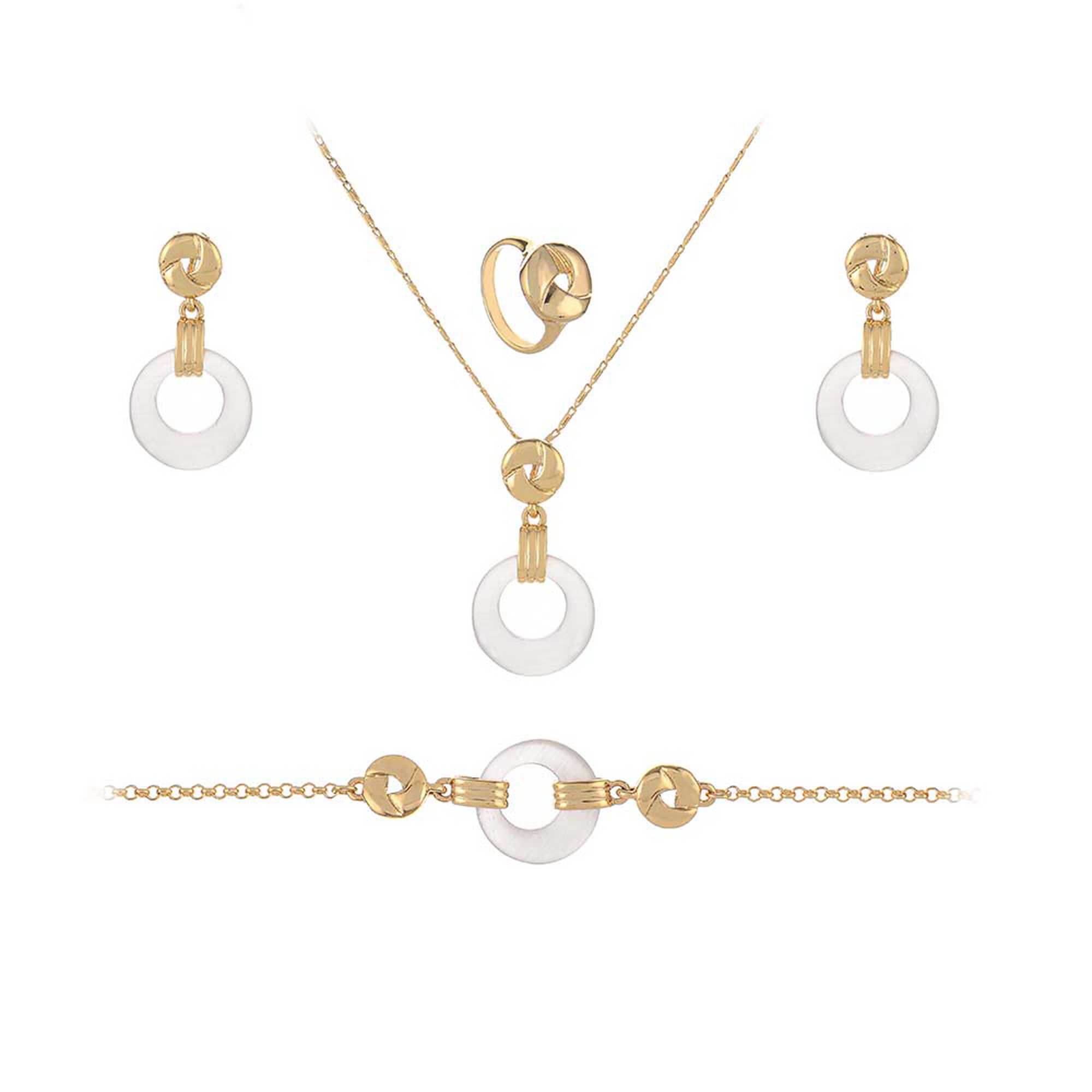 Papillon Accessories Gift Set Gold 4 Pieces