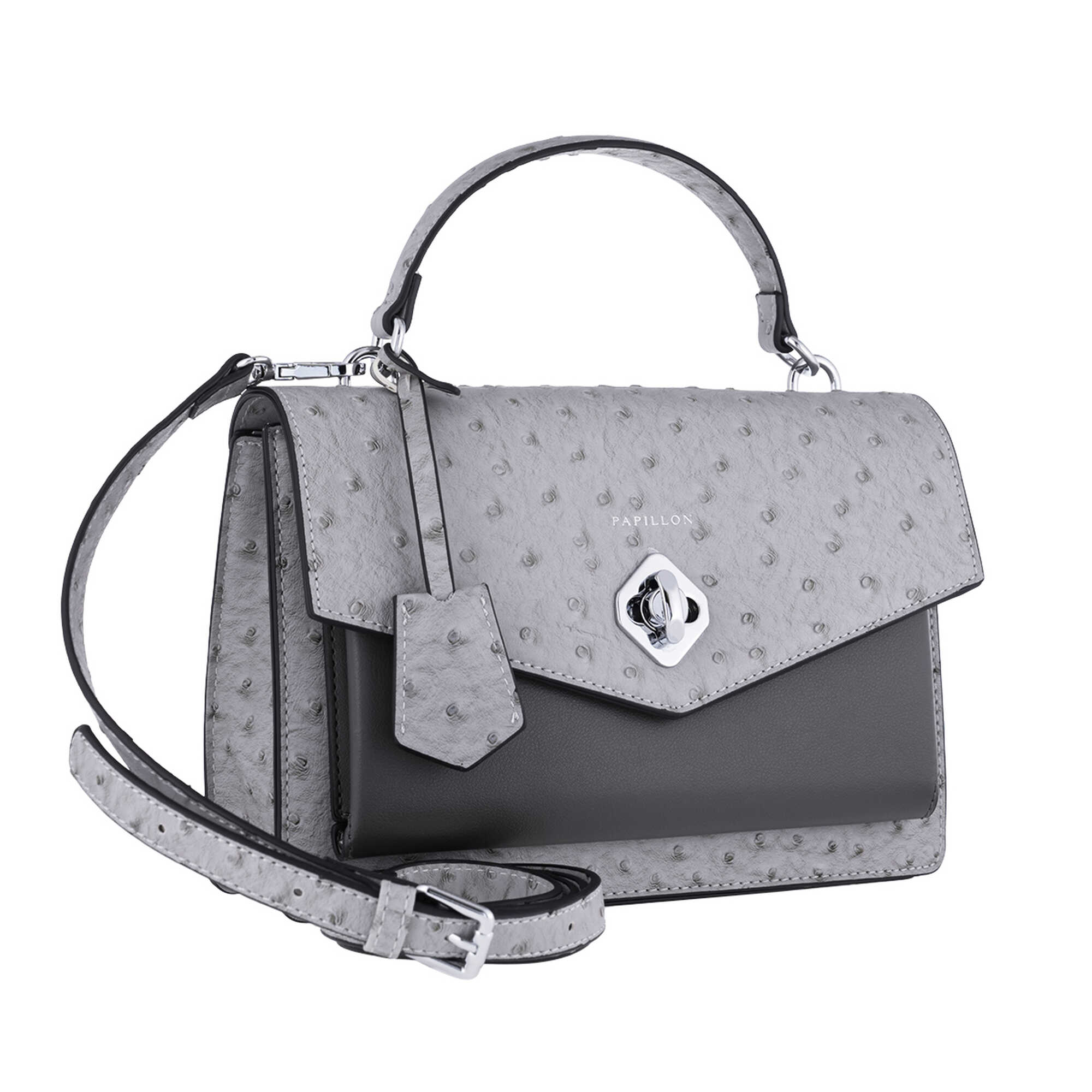 Gray bow bag BRL-19260D-M