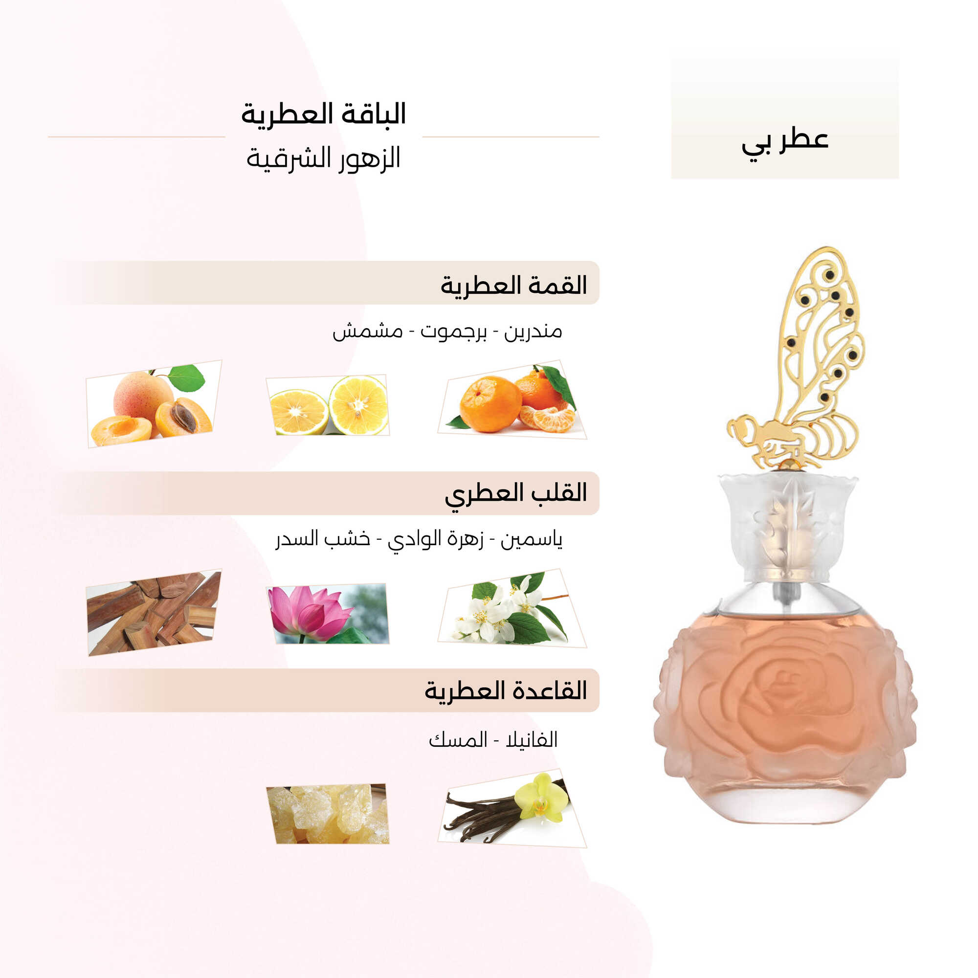 عطر بي النسائي 